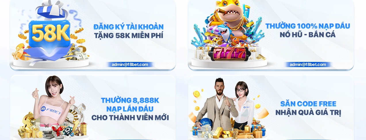 Siêu khuyến mãi cùng F8bet